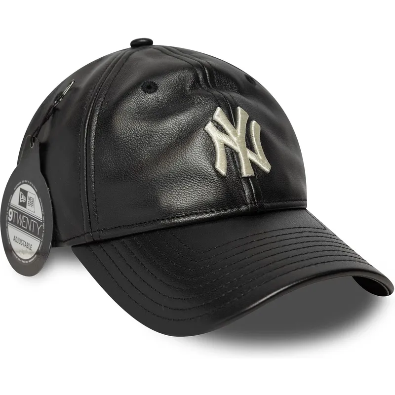 new-era-new-york-yankees-mlb-9twenty-justerbar-svart-laderbojd-keps