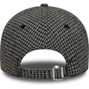casquette-courbee-noire-ajustable-9twenty-houndstooth-new-york-yankees-mlb-new-era