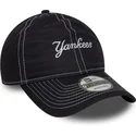cappellino-curvo-blu-navy-regolabile-9twenty-contrast-stitch-dei-new-york-yankees-mlb-di-new-era