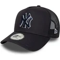 new-era-new-york-yankees-mlb-a-frame-outline-trucker-cap-in-marineblau-mit-marineblauem-logo