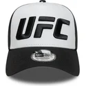 cappellino-curvo-bianco-e-nero-a-frame-core-di-ufc-ultimate-fighting-championship-di-new-era