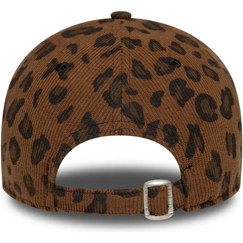 cappellino-curvo-leopardato-regolabile-da-donna-9forty-leopard-cord-dei-new-york-yankees-mlb-di-new-era