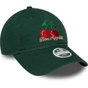 cappello-curvo-verde-regolabile-da-donna-9twenty-frase-bon-appetit-di-new-era