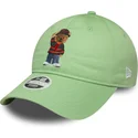 cappellino-curvo-verde-chiaro-regolabile-da-donna-9twenty-bear-di-ac-milan-serie-a-di-new-era