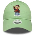 cappellino-curvo-verde-chiaro-regolabile-da-donna-9twenty-bear-di-ac-milan-serie-a-di-new-era
