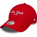 cappello-curvo-arancione-regolabile-da-donna-9twenty-city-di-new-york-di-new-era