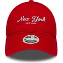 cappello-curvo-arancione-regolabile-da-donna-9twenty-city-di-new-york-di-new-era