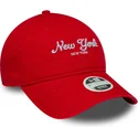 cappello-curvo-arancione-regolabile-da-donna-9twenty-city-di-new-york-di-new-era