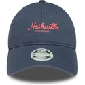 casquette-courbee-bleue-ajustable-pour-femme-9twenty-city-nashville-new-era