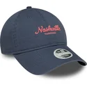 casquette-courbee-bleue-ajustable-pour-femme-9twenty-city-nashville-new-era