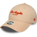 cappello-curvo-rosa-regolabile-da-donna-9twenty-city-di-los-angeles-di-new-era