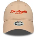 cappellino-curvo-rosa-regolabile-da-donna-9twenty-city-di-los-angeles-di-new-era