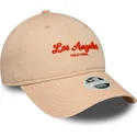 cappello-curvo-rosa-regolabile-da-donna-9twenty-city-di-los-angeles-di-new-era