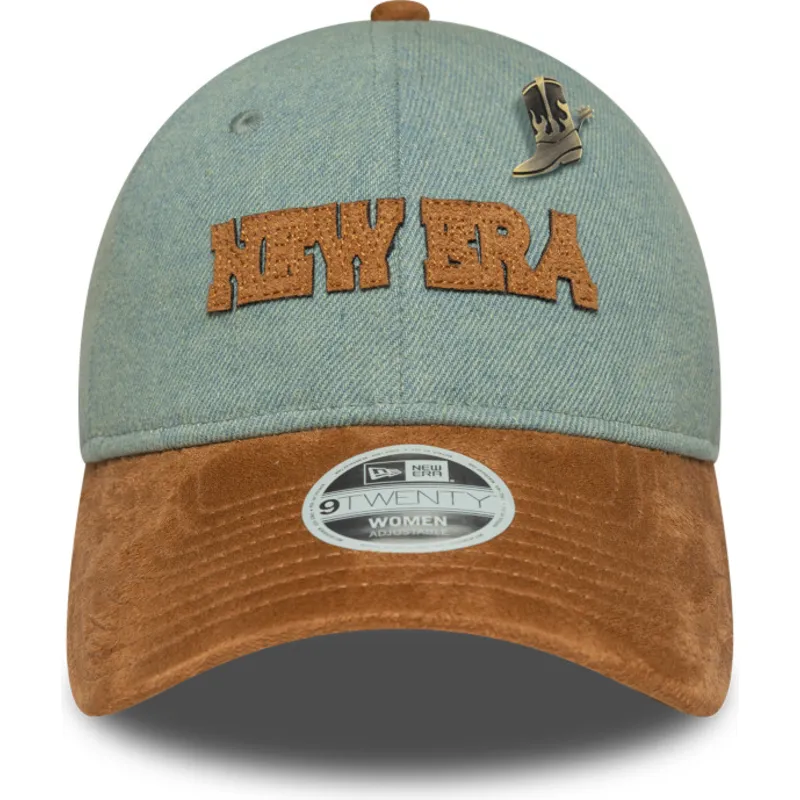 regulowana-damska-czapka-z-daszkiem-w-kolorze-niebieskim-i-brazowym-9twenty-western-pin-od-new-era