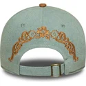 cappello-curvo-blu-e-marrone-regolabile-da-donna-9twenty-western-pin-di-new-era