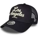 cappellino-trucker-blu-navy-da-donna-a-frame-city-di-los-angeles-di-new-era