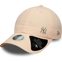 new-era-new-york-yankees-mlb-open-back-flawless-justerbar-lyserod-kvindekasket-med-bojning