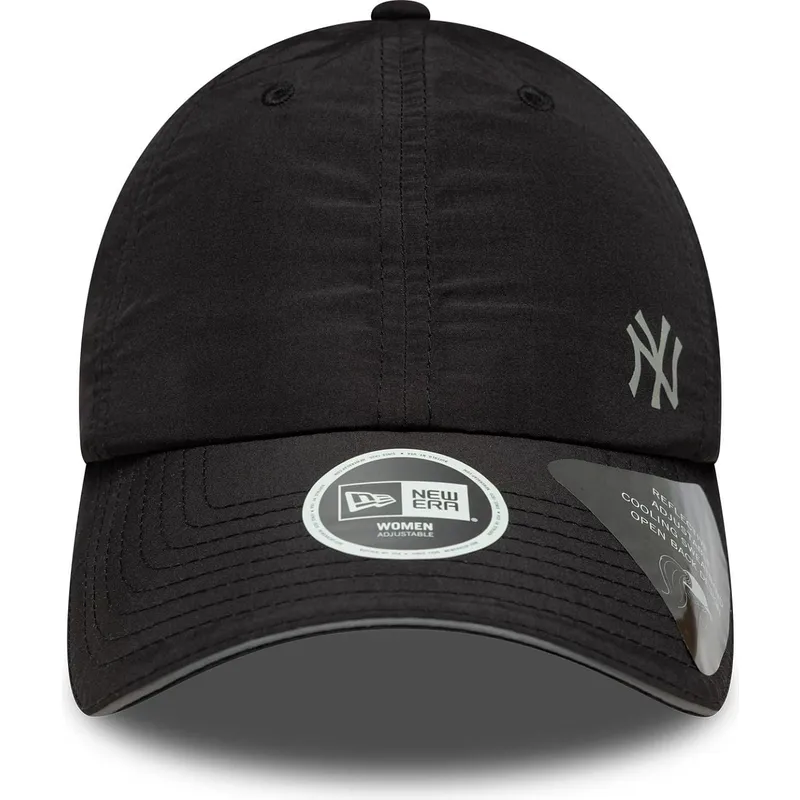 new-era-new-york-yankees-mlb-open-back-flawless-justerbar-svart-bojd-keps-for-kvinnor
