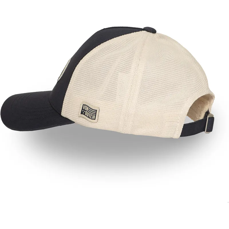 sort-og-beige-justerbar-trucker-kasket-lof-b31-fra-von-dutch