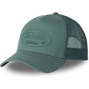 Gorra trucker verde LOG15 di Von Dutch