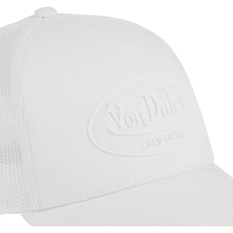 hvid-trucker-kasket-log17-fra-von-dutch