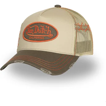Beige trucker kasket USED 06 fra Von Dutch