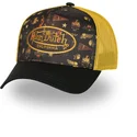 cappello-trucker-nero-e-giallo-subl07-di-von-dutch