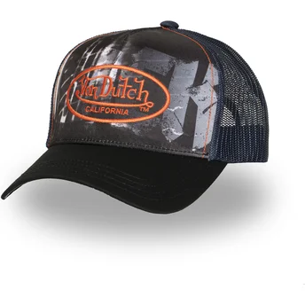 Mützen gebogen schwarz snapback SUBL08 von Von Dutch