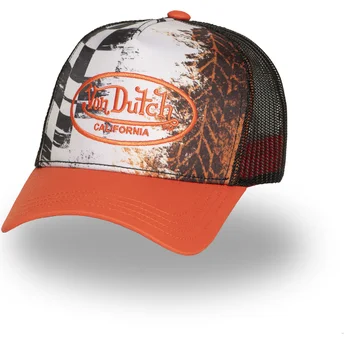 Cappellino trucker arancione SUBL10 di Von Dutch