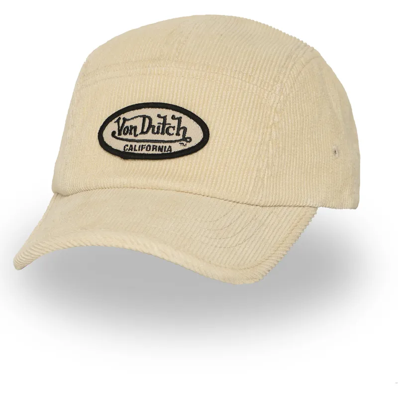 cappellino-visiera-curva-beige-regolabile-vel01-di-von-dutch