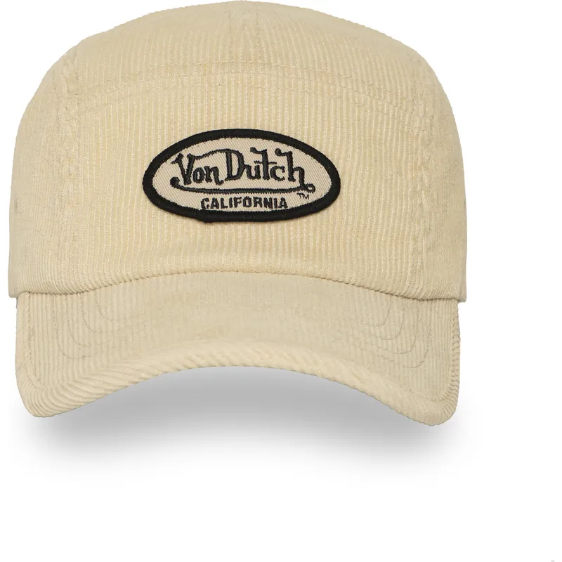 cappellino-visiera-curva-beige-regolabile-vel01-di-von-dutch