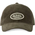 casquette-courbee-verte-ajustable-log07-von-dutch