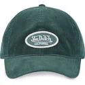 casquette-courbee-verte-ajustable-log08-von-dutch