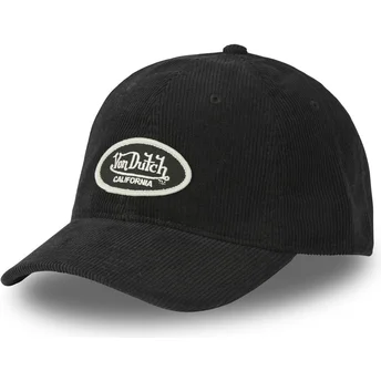 Cappello curvo nero regolabile LOG09 di Von Dutch