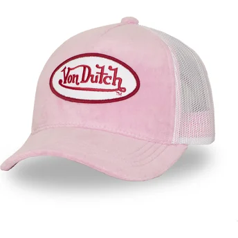 Cappellino trucker rosa e bianco KYLIE P di Von Dutch