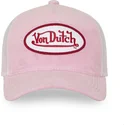 rozowo-biala-czapka-trucker-kylie-p-od-von-dutch