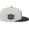 cappello-piatto-beige-e-nero-aderente-59fifty-clr-dvlp-dei-los-angeles-dodgers-mlb-di-new-era