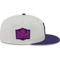 cappello-piatto-beige-e-viola-regolabile-59fifty-clr-dvlp-dei-los-angeles-dodgers-mlb-di-new-era