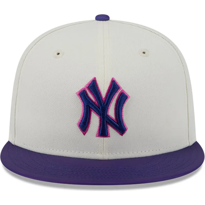 beige-och-lila-justerad-platt-keps-59fifty-clr-dvlp-new-york-yankees-mlb-fran-new-era