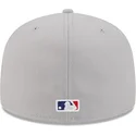 cappello-piatto-grigio-regolabile-59fifty-cracked-dei-los-angeles-dodgers-mlb-di-new-era