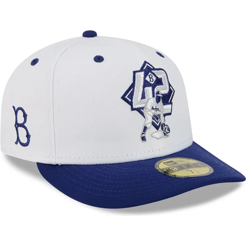 hvid-og-bla-buet-59fifty-player-jackie-robinson-brooklyn-dodgers-mlb-cap-fra-new-era