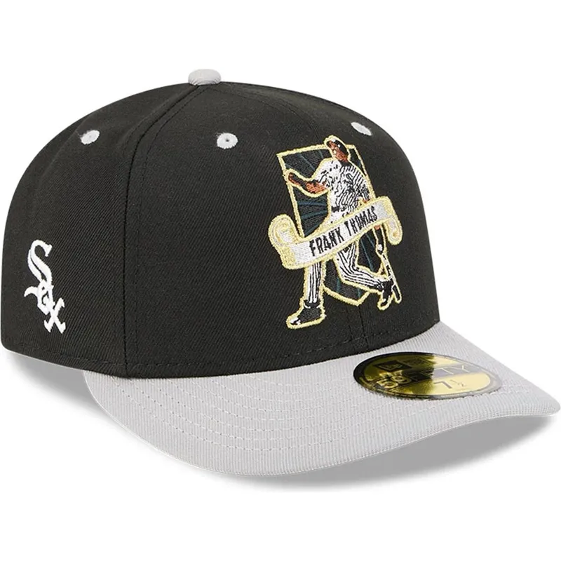 czarna-i-szara-zakrzywiona-czapka-59fifty-gracza-franka-thomasa-z-chicago-white-sox-mlb-od-new-era