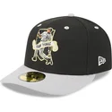 cappellino-curvo-nero-e-grigio-aderente-59fifty-player-frank-thomas-dei-chicago-white-sox-mlb-di-new-era