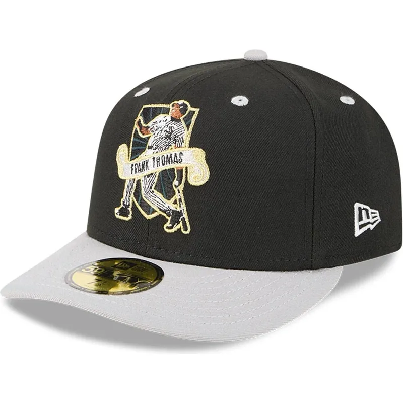 czarna-i-szara-zakrzywiona-czapka-59fifty-gracza-franka-thomasa-z-chicago-white-sox-mlb-od-new-era