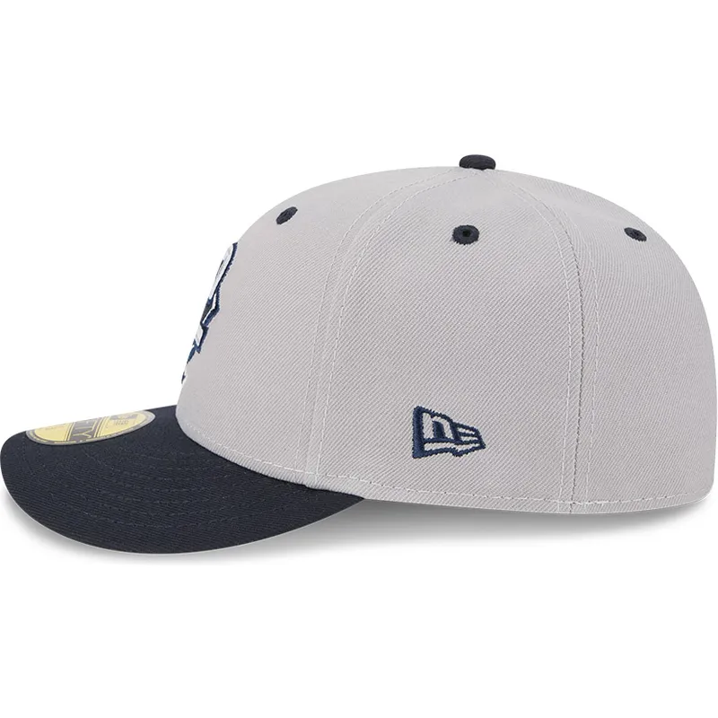 casquette-courbee-grise-et-bleue-marine-ajustee-59fifty-player-derek-jeter-new-york-yankees-mlb-new-era