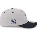 cappellino-curvo-grigio-e-blu-navy-aderente-59fifty-player-derek-jeter-dei-new-york-yankees-mlb-di-new-era