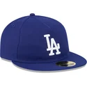blaue-flache-angepasste-59fifty-retro-crown-a-frame-easy-kappe-der-los-angeles-dodgers-mlb-von-new-era