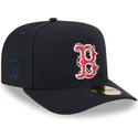 cappellino-curvo-blu-navy-aderente-59fifty-a-frame-wired-dei-boston-red-sox-mlb-di-new-era