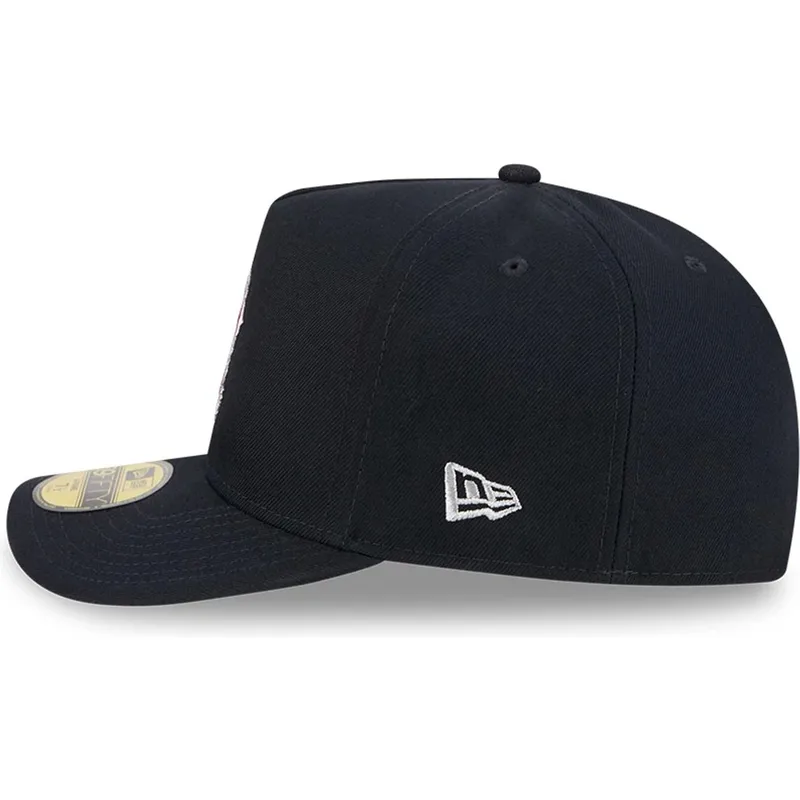marineblaue-gebogene-verstellbare-59fifty-a-frame-wired-kappe-von-boston-red-sox-mlb-von-new-era