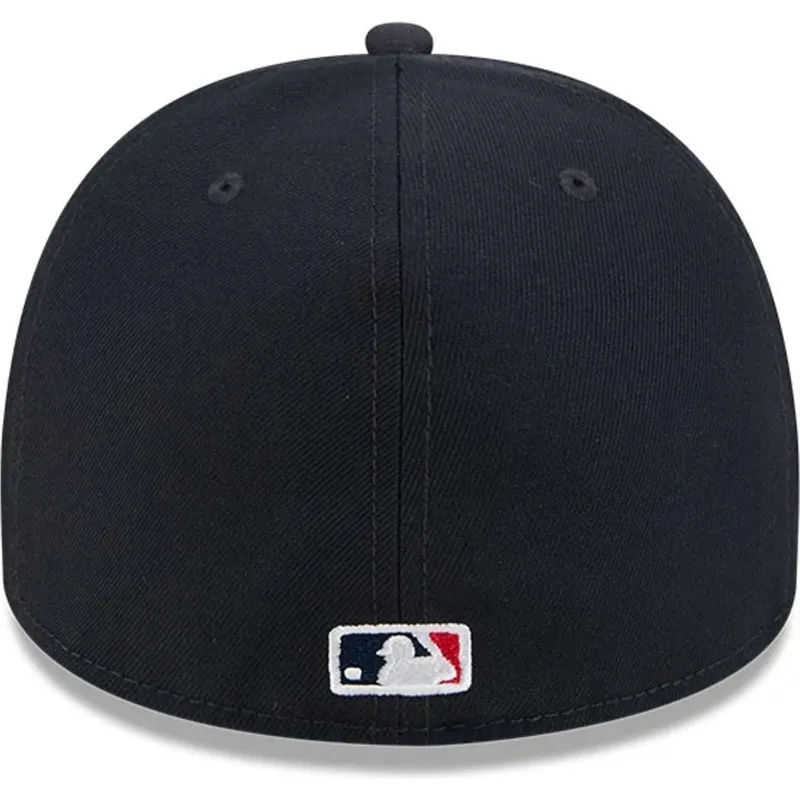 cappellino-curvo-blu-navy-chiuso-59fifty-a-frame-wired-di-boston-red-sox-mlb-di-new-era